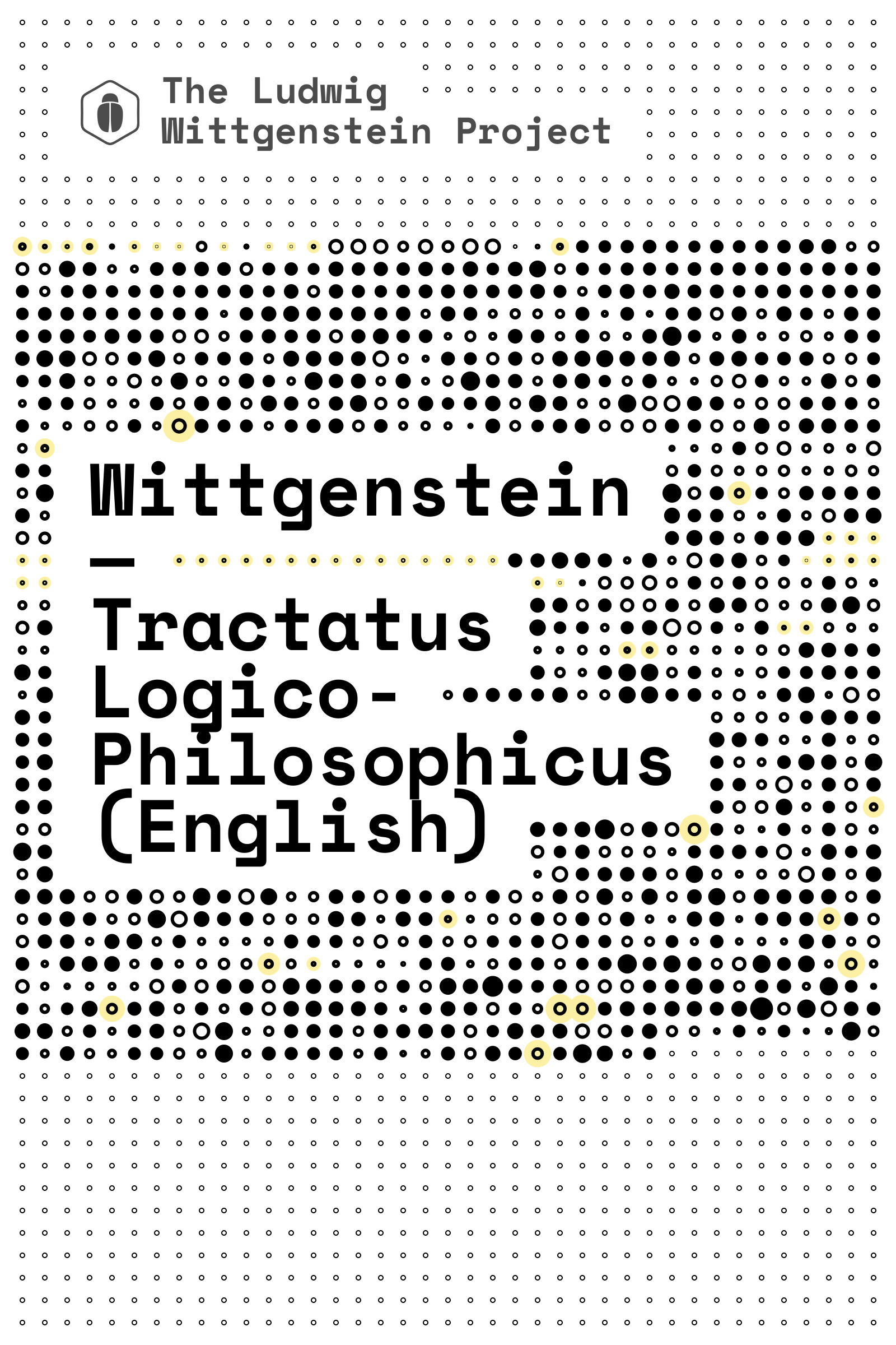 Tractatus Logico-Philosophicus (English) cover