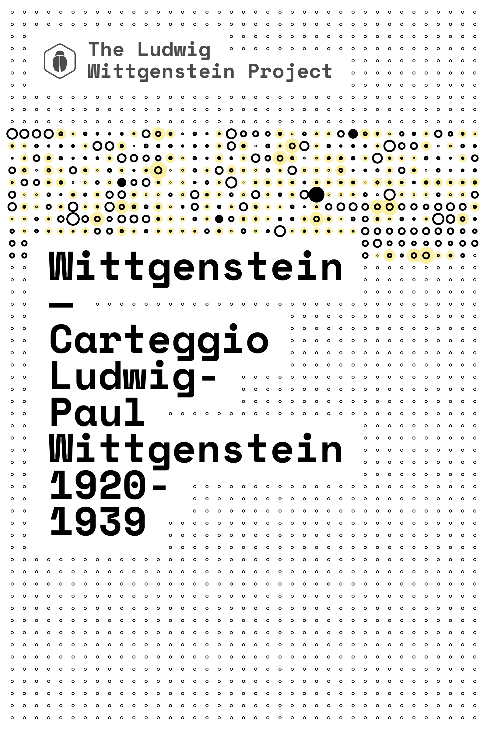 Carteggio Ludwig-Paul Wittgenstein 1920-1939 cover