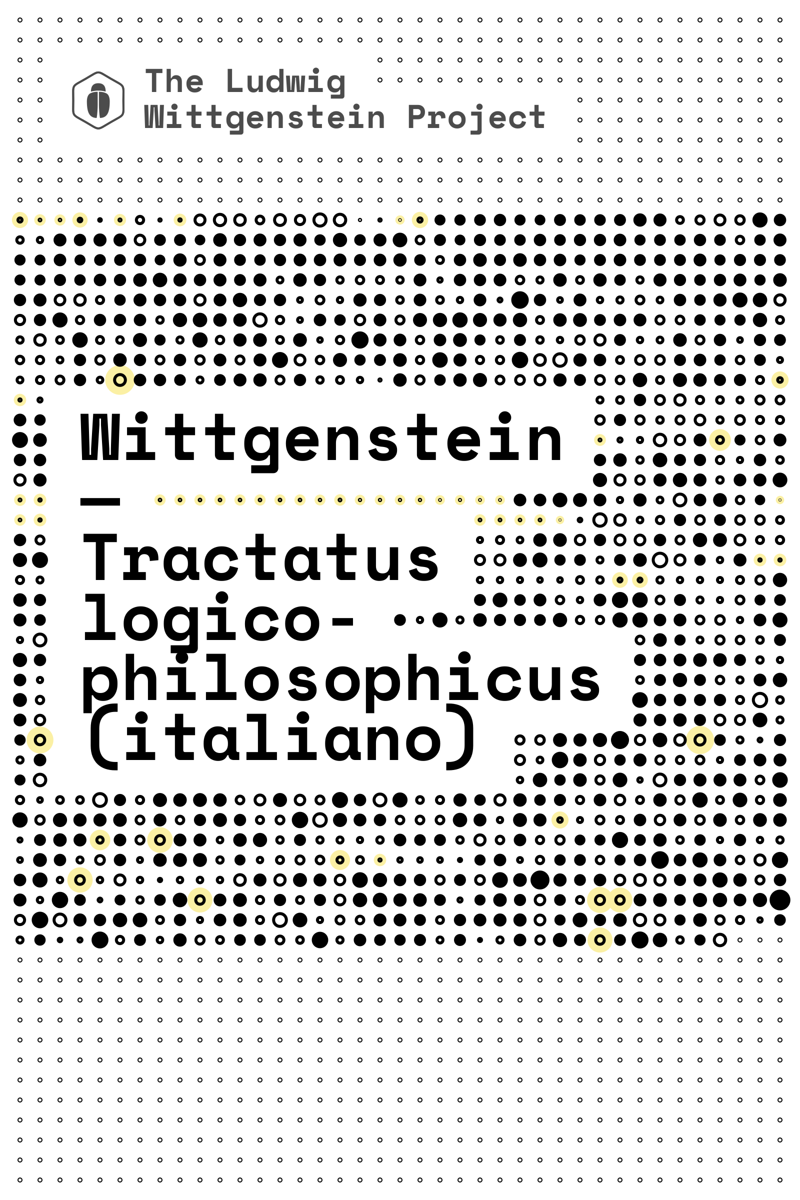 Tractatus logico-philosophicus (italiano) cover